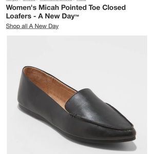 Micah Pointed Toe Closed Loafers - A New Day™